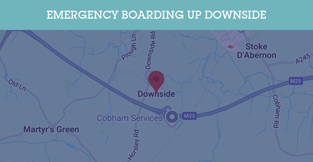 Emergency Boarding Up Services in Downside - KT postcode
