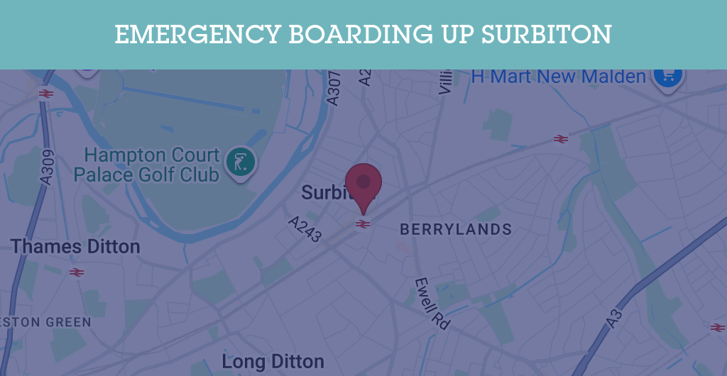 Emergency Boarding Up Services in Surbiton - KT postcode